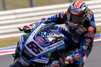 2024-06-14 - Jonathan Rea (GBR) Yamaha YZF R1, Pata Prometeon Yamaha during FIM Superbike World Championship Pirelli 
Emilia-Romagna Round at Misano World Circuit, Misano Adriatico, Italy on June 14, 2024 - SBK - FREE PRACTICE PIRELLI EMILIA-ROMAGNA ROUND  - SUPERBIKE - MOTORS