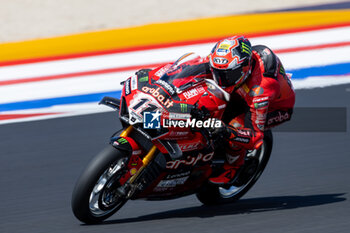 2024-06-14 - Nicolo Bulega (ITA) Ducati Panigale V4R, Aruba.It Racing - Ducati during FIM Superbike World Championship Pirelli 
Emilia-Romagna Round at Misano World Circuit, Misano Adriatico, Italy on June 14, 2024 - SBK - FREE PRACTICE PIRELLI EMILIA-ROMAGNA ROUND  - SUPERBIKE - MOTORS