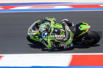 2024-06-14 - Alex Lowes (GBR) Kawasaki ZX-10RR, Kawasaki Racing Team WorldSBK during FIM Superbike World Championship Pirelli 
Emilia-Romagna Round at Misano World Circuit, Misano Adriatico, Italy on June 14, 2024 - SBK - FREE PRACTICE PIRELLI EMILIA-ROMAGNA ROUND  - SUPERBIKE - MOTORS