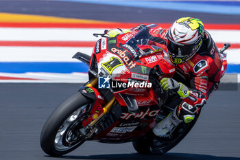 2024-06-14 - Alvaro Bautista (ESP) Ducati Panigale V4R, Aruba.It Racing - Ducati during FIM Superbike World Championship Pirelli 
Emilia-Romagna Round at Misano World Circuit, Misano Adriatico, Italy on June 14, 2024 - SBK - FREE PRACTICE PIRELLI EMILIA-ROMAGNA ROUND  - SUPERBIKE - MOTORS