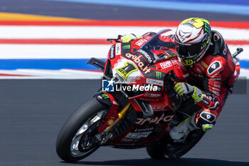 2024-06-14 - Alvaro Bautista (ESP) Ducati Panigale V4R, Aruba.It Racing - Ducati during FIM Superbike World Championship Pirelli 
Emilia-Romagna Round at Misano World Circuit, Misano Adriatico, Italy on June 14, 2024 - SBK - FREE PRACTICE PIRELLI EMILIA-ROMAGNA ROUND  - SUPERBIKE - MOTORS