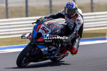 2024-06-14 - Toprak Razgatlioglu (TUR) BMW M 1000 RR, Rokit BMW Motorrad WorldSBK Team during FIM Superbike World Championship Pirelli 
Emilia-Romagna Round at Misano World Circuit, Misano Adriatico, Italy on June 14, 2024 - SBK - FREE PRACTICE PIRELLI EMILIA-ROMAGNA ROUND  - SUPERBIKE - MOTORS