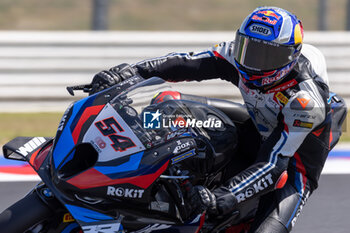 2024-06-14 - Toprak Razgatlioglu (TUR) BMW M 1000 RR, Rokit BMW Motorrad WorldSBK Team during FIM Superbike World Championship Pirelli 
Emilia-Romagna Round at Misano World Circuit, Misano Adriatico, Italy on June 14, 2024 - SBK - FREE PRACTICE PIRELLI EMILIA-ROMAGNA ROUND  - SUPERBIKE - MOTORS