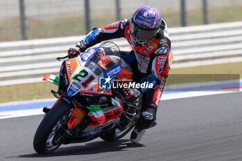 2024-06-14 - Michael Ruben Rinaldi (ITA) Ducati Panigale V4R, Team Motocorsa Racing during FIM Superbike World Championship Pirelli 
Emilia-Romagna Round at Misano World Circuit, Misano Adriatico, Italy on June 14, 2024 - SBK - FREE PRACTICE PIRELLI EMILIA-ROMAGNA ROUND  - SUPERBIKE - MOTORS