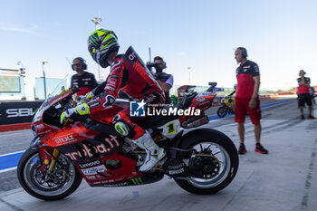 2024-06-15 - Alvaro Bautista (ESP) Ducati Panigale V4R, Aruba.It Racing - Ducati during FIM Superbike World Championship Pirelli 
Emilia-Romagna Round at Misano World Circuit, Misano Adriatico, Italy on June 15, 2024 - SBK - SUPERPOLE AND RACE 1 PIRELLI EMILIA-ROMAGNA ROUND - SUPERBIKE - MOTORS