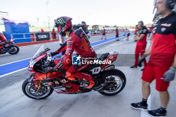 2024-06-15 - Nicolo Bulega (ITA) Ducati Panigale V4R, Aruba.It Racing - Ducati during FIM Superbike World Championship Pirelli 
Emilia-Romagna Round at Misano World Circuit, Misano Adriatico, Italy on June 15, 2024 - SBK - SUPERPOLE AND RACE 1 PIRELLI EMILIA-ROMAGNA ROUND - SUPERBIKE - MOTORS