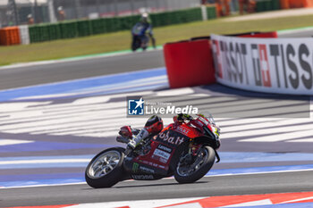 2024-06-15 - Alvaro Bautista (ESP) Ducati Panigale V4R, Aruba.It Racing - Ducati during FIM Superbike World Championship Pirelli 
Emilia-Romagna Round at Misano World Circuit, Misano Adriatico, Italy on June 15, 2024 - SBK - SUPERPOLE AND RACE 1 PIRELLI EMILIA-ROMAGNA ROUND - SUPERBIKE - MOTORS