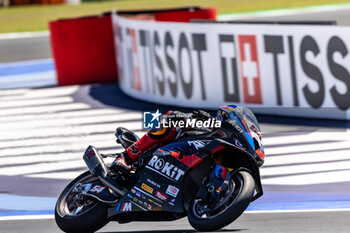 2024-06-15 - Toprak Razgatlioglu (TUR) BMW M 1000 RR, Rokit BMW Motorrad WorldSBK Team during FIM Superbike World Championship Pirelli 
Emilia-Romagna Round at Misano World Circuit, Misano Adriatico, Italy on June 15, 2024 - SBK - SUPERPOLE AND RACE 1 PIRELLI EMILIA-ROMAGNA ROUND - SUPERBIKE - MOTORS