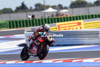 2024-06-15 - Alvaro Bautista (ESP) Ducati Panigale V4R, Aruba.It Racing - Ducati during FIM Superbike World Championship Pirelli 
Emilia-Romagna Round at Misano World Circuit, Misano Adriatico, Italy on June 15, 2024 - SBK - SUPERPOLE AND RACE 1 PIRELLI EMILIA-ROMAGNA ROUND - SUPERBIKE - MOTORS