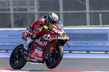 2024-06-15 - Alvaro Bautista (ESP) Ducati Panigale V4R, Aruba.It Racing - Ducati during FIM Superbike World Championship Pirelli 
Emilia-Romagna Round at Misano World Circuit, Misano Adriatico, Italy on June 15, 2024 - SBK - SUPERPOLE AND RACE 1 PIRELLI EMILIA-ROMAGNA ROUND - SUPERBIKE - MOTORS