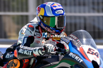 2024-06-15 - Toprak Razgatlioglu (TUR) BMW M 1000 RR, Rokit BMW Motorrad WorldSBK Team during FIM Superbike World Championship Pirelli Emilia-Romagna Round at Misano World Circuit, Misano Adriatico, Italy on June 15, 2024 - SBK - SUPERPOLE AND RACE 1 PIRELLI EMILIA-ROMAGNA ROUND - SUPERBIKE - MOTORS