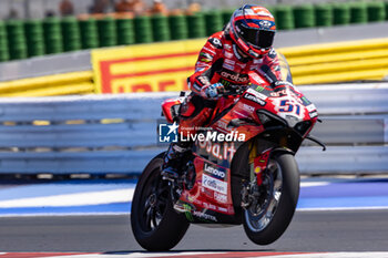 2024-06-15 - Michele Pirro (ITA) Ducati Panigale V4R, Aruba.It Racing - Ducati during FIM Superbike World Championship Pirelli 
Emilia-Romagna Round at Misano World Circuit, Misano Adriatico, Italy on June 15, 2024 - SBK - SUPERPOLE AND RACE 1 PIRELLI EMILIA-ROMAGNA ROUND - SUPERBIKE - MOTORS