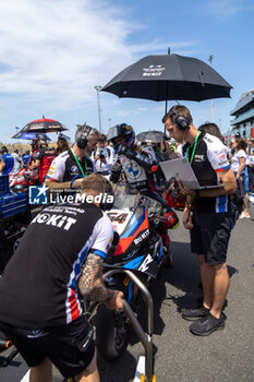 2024-06-15 - Toprak Razgatlioglu (TUR) BMW M 1000 RR, Rokit BMW Motorrad WorldSBK Team during FIM Superbike World Championship Pirelli 
Emilia-Romagna Round at Misano World Circuit, Misano Adriatico, Italy on June 15, 2024 - SBK - SUPERPOLE AND RACE 1 PIRELLI EMILIA-ROMAGNA ROUND - SUPERBIKE - MOTORS