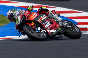 2024-06-15 - Alvaro Bautista (ESP) Ducati Panigale V4R, Aruba.It Racing - Ducati during FIM Superbike World Championship Pirelli 
Emilia-Romagna Round at Misano World Circuit, Misano Adriatico, Italy on June 15, 2024 - SBK - SUPERPOLE AND RACE 1 PIRELLI EMILIA-ROMAGNA ROUND - SUPERBIKE - MOTORS