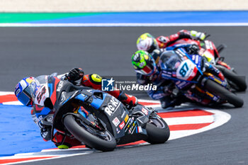 2024-06-15 - Toprak Razgatlioglu (TUR) BMW M 1000 RR, Rokit BMW Motorrad WorldSBK Team during FIM Superbike World Championship Pirelli Emilia-Romagna Round at Misano World Circuit, Misano Adriatico, Italy on June 15, 2024 - SBK - SUPERPOLE AND RACE 1 PIRELLI EMILIA-ROMAGNA ROUND - SUPERBIKE - MOTORS