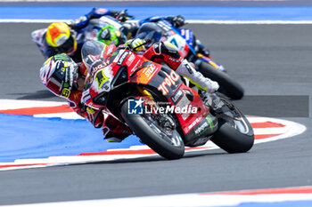 2024-06-15 - Alvaro Bautista (ESP) Ducati Panigale V4R, Aruba.It Racing - Ducati during FIM Superbike World Championship Pirelli 
Emilia-Romagna Round at Misano World Circuit, Misano Adriatico, Italy on June 15, 2024 - SBK - SUPERPOLE AND RACE 1 PIRELLI EMILIA-ROMAGNA ROUND - SUPERBIKE - MOTORS