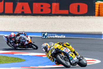 2024-06-15 - Andrea Iannone (ITA) Ducati Panigale V4R, Team Go Eleven during FIM Superbike World Championship Pirelli Emilia-Romagna Round at Misano World Circuit, Misano Adriatico, Italy on June 15, 2024 - SBK - SUPERPOLE AND RACE 1 PIRELLI EMILIA-ROMAGNA ROUND - SUPERBIKE - MOTORS