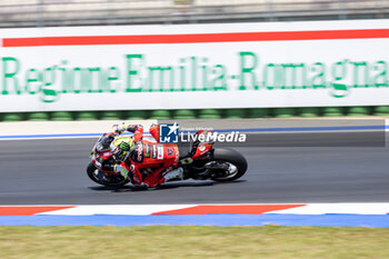 2024-06-15 - Alvaro Bautista (ESP) Ducati Panigale V4R, Aruba.It Racing - Ducati during FIM Superbike World Championship Pirelli 
Emilia-Romagna Round at Misano World Circuit, Misano Adriatico, Italy on June 15, 2024 - SBK - SUPERPOLE AND RACE 1 PIRELLI EMILIA-ROMAGNA ROUND - SUPERBIKE - MOTORS