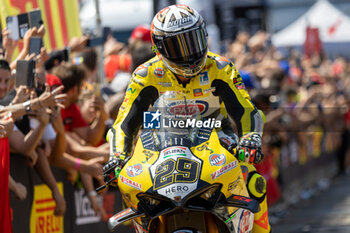 2024-06-15 - Andrea Iannone (ITA) Ducati Panigale V4R, Team Go Eleven during FIM Superbike World Championship Pirelli Emilia-Romagna Round at Misano World Circuit, Misano Adriatico, Italy on June 15, 2024 - SBK - SUPERPOLE AND RACE 1 PIRELLI EMILIA-ROMAGNA ROUND - SUPERBIKE - MOTORS