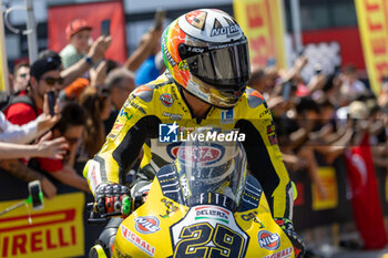 2024-06-15 - Andrea Iannone (ITA) Ducati Panigale V4R, Team Go Eleven during FIM Superbike World Championship Pirelli 
Emilia-Romagna Round at Misano World Circuit, Misano Adriatico, Italy on June 15, 2024 - SBK - SUPERPOLE AND RACE 1 PIRELLI EMILIA-ROMAGNA ROUND - SUPERBIKE - MOTORS