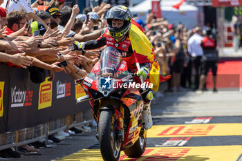 2024-06-15 - Alvaro Bautista (ESP) Ducati Panigale V4R, Aruba.It Racing - Ducati during FIM Superbike World Championship Pirelli 
Emilia-Romagna Round at Misano World Circuit, Misano Adriatico, Italy on June 15, 2024 - SBK - SUPERPOLE AND RACE 1 PIRELLI EMILIA-ROMAGNA ROUND - SUPERBIKE - MOTORS