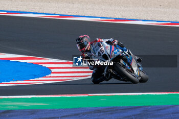 2024-06-15 - (45) Scott Redding from United Kingdom of Bonovo Action BMW Team, rides BMW M1000 RR in action during the FIM Motul Superbike World Championship - Free practice session of Emilia Romagna Round at Marco Simoncelli World Circuit in Misano Adriatico on June 15, 2024 in Misano Adriatico, Rimini, Italy. - PIRELLI EMILIA ROMAGNA ROUND - FREE PRACTICE - SUPERBIKE - MOTORS