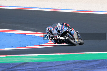 2024-06-15 - (31) Garret Gerloff from United States of America of Bonovo Action BMW Team, rides BMW M1000 RR in action during the FIM Motul Superbike World Championship - Free practice session of Emilia Romagna Round at Marco Simoncelli World Circuit in Misano Adriatico on June 15, 2024 in Misano Adriatico, Rimini, Italy. - PIRELLI EMILIA ROMAGNA ROUND - FREE PRACTICE - SUPERBIKE - MOTORS