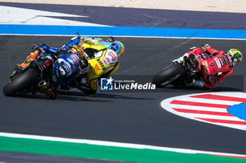 2024-06-15 - (1) Alvaro Bautista from Spain of Aruba.it Ducati Team, rides Ducati Panigale V4R in action during the FIM Motul Superbike World Championship - Free practice session of Emilia Romagna Round at Marco Simoncelli World Circuit in Misano Adriatico on June 15, 2024 in Misano Adriatico, Rimini, Italy. - PIRELLI EMILIA ROMAGNA ROUND - FREE PRACTICE - SUPERBIKE - MOTORS