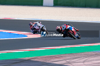 2024-06-15 - (7) Iker Lecuona from Spain of Team HRC, rides Honda CBR1000-RR in action during the FIM Motul Superbike World Championship - Free practice session of Emilia Romagna Round at Marco Simoncelli World Circuit in Misano Adriatico on June 15, 2024 in Misano Adriatico, Rimini, Italy. - PIRELLI EMILIA ROMAGNA ROUND - FREE PRACTICE - SUPERBIKE - MOTORS