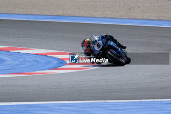 2024-06-15 - (5) Philipp Oettl from Germany of Team GMT94 Yamaha, rides Yamaha YZF R1 in action during the FIM Motul Superbike World Championship - Tissot Superpole race 1 of Emilia Romagna Round at Marco Simoncelli World Circuit in Misano Adriatico on June 15, 2024 in Misano Adriatico, Rimini, Italy. - PIRELLI EMILIA ROMAGNA ROUND - TISSOT SUPERPOLE - SUPERBIKE - MOTORS