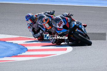 2024-06-15 - (60) Michael Van Der Mark from Netherlands of ROKiT BMW Motored WorldSBK Team, rides BMW M1000 RR in action during the FIM Motul Superbike World Championship - Tissot Superpole race 1 of Emilia Romagna Round at Marco Simoncelli World Circuit in Misano Adriatico on June 15, 2024 in Misano Adriatico, Rimini, Italy. - PIRELLI EMILIA ROMAGNA ROUND - TISSOT SUPERPOLE - SUPERBIKE - MOTORS