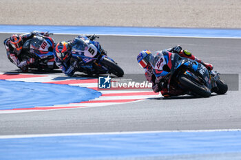 2024-06-15 - (54) Toprak Razgatlioglu from Turkey of ROKiT BMW Motored WorldSBK Team, rides BMW M1000 RR in action during the FIM Motul Superbike World Championship - Tissot Superpole race 1 of Emilia Romagna Round at Marco Simoncelli World Circuit in Misano Adriatico on June 15, 2024 in Misano Adriatico, Rimini, Italy. - PIRELLI EMILIA ROMAGNA ROUND - TISSOT SUPERPOLE - SUPERBIKE - MOTORS