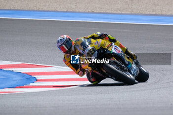 2024-06-15 - (29) Andrea Iannone from Italy of Team GoEleven, rides Ducati Panigale V4R in action during the FIM Motul Superbike World Championship - Tissot Superpole race 1 of Emilia Romagna Round at Marco Simoncelli World Circuit in Misano Adriatico on June 15, 2024 in Misano Adriatico, Rimini, Italy. - PIRELLI EMILIA ROMAGNA ROUND - TISSOT SUPERPOLE - SUPERBIKE - MOTORS