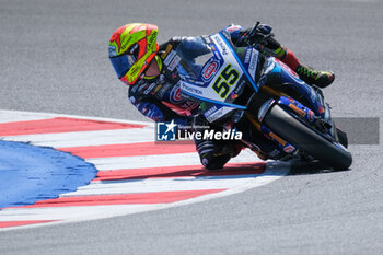 2024-06-15 - (55) Andrea Locatelli from Italy of Pata Prometeon Yamaha Team, rides Yamaha YZF R1 in action during the FIM Motul Superbike World Championship - Tissot Superpole race 1 of Emilia Romagna Round at Marco Simoncelli World Circuit in Misano Adriatico on June 15, 2024 in Misano Adriatico, Rimini, Italy. - PIRELLI EMILIA ROMAGNA ROUND - TISSOT SUPERPOLE - SUPERBIKE - MOTORS