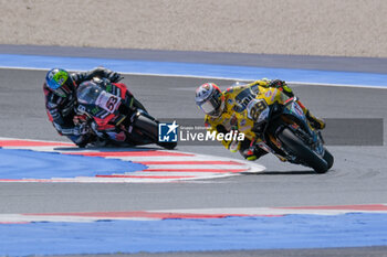 2024-06-15 - (29) Andrea Iannone from Italy of Team GoEleven, rides Ducati Panigale V4R in action during the FIM Motul Superbike World Championship - Tissot Superpole race 1 of Emilia Romagna Round at Marco Simoncelli World Circuit in Misano Adriatico on June 15, 2024 in Misano Adriatico, Rimini, Italy. - PIRELLI EMILIA ROMAGNA ROUND - TISSOT SUPERPOLE - SUPERBIKE - MOTORS