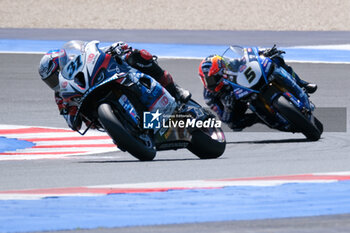 2024-06-15 - (31) Garret Gerloff from United States of America of Bonovo Action BMW Team, rides BMW M1000 RR in action during the FIM Motul Superbike World Championship - Tissot Superpole race 1 of Emilia Romagna Round at Marco Simoncelli World Circuit in Misano Adriatico on June 15, 2024 in Misano Adriatico, Rimini, Italy. - PIRELLI EMILIA ROMAGNA ROUND - TISSOT SUPERPOLE - SUPERBIKE - MOTORS