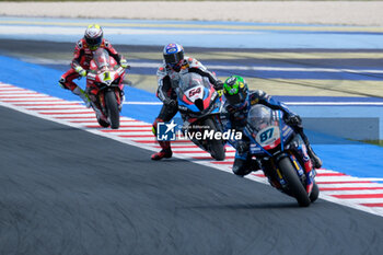 2024-06-15 - (87) Remy Gardner from Australia of GYTR GRT Yamaha WorldSBY Team, rides Yamaha YZF R1 in action during the FIM Motul Superbike World Championship - Race 1 of Emilia Romagna Round at Marco Simoncelli World Circuit in Misano Adriatico on June 15, 2024 in Misano Adriatico, Rimini, Italy. - PIRELLI EMILIA ROMAGNA ROUND - RACE 1 - SUPERBIKE - MOTORS