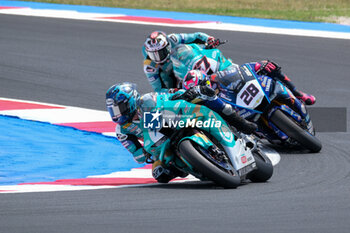 2024-06-15 - (95) Tarran Mackenzie from United Kingdom of Petronas MIE Racing Honda Racing Team, rides Honda CBR1000 RR in action during the FIM Motul Superbike World Championship - Race 1 of Emilia Romagna Round at Marco Simoncelli World Circuit in Misano Adriatico on June 15, 2024 in Misano Adriatico, Rimini, Italy. - PIRELLI EMILIA ROMAGNA ROUND - RACE 1 - SUPERBIKE - MOTORS