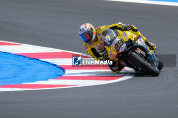 2024-06-15 - (29) Andrea Iannone from Italy of Team GoEleven, rides Ducati Panigale V4R in action during the FIM Motul Superbike World Championship - Race 1 of Emilia Romagna Round at Marco Simoncelli World Circuit in Misano Adriatico on June 15, 2024 in Misano Adriatico, Rimini, Italy. - PIRELLI EMILIA ROMAGNA ROUND - RACE 1 - SUPERBIKE - MOTORS