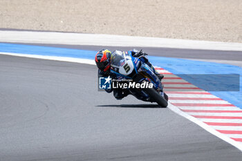 2024-06-15 - (5) Philipp Oettl from Germany of Team GMT94 Yamaha, rides Yamaha YZF R1 in action during the FIM Motul Superbike World Championship - Race 1 of Emilia Romagna Round at Marco Simoncelli World Circuit in Misano Adriatico on June 15, 2024 in Misano Adriatico, Rimini, Italy. - PIRELLI EMILIA ROMAGNA ROUND - RACE 1 - SUPERBIKE - MOTORS