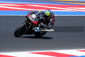 2024-06-15 - (53) Tito Rabat from Spain of Kawasaki Puccetti Racing, rides Kawasaki ZX-10RR in action during the FIM Motul Superbike World Championship - Race 1 of Emilia Romagna Round at Marco Simoncelli World Circuit in Misano Adriatico on June 15, 2024 in Misano Adriatico, Rimini, Italy. - PIRELLI EMILIA ROMAGNA ROUND - RACE 1 - SUPERBIKE - MOTORS