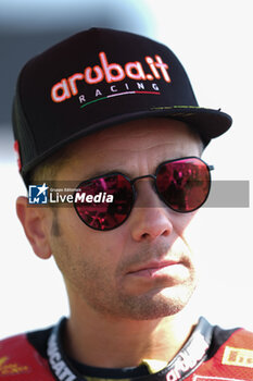 2024-09-21 - Portrait of (1) Alvaro Bautista from Spain of Aruba.it Ducati Team, rides Ducati Panigale V4R during the FIM Motul Superbike World Championship - Race 1 of Acerbis Italian Round at Cremona Circuit in San Martino del Lago on September 21, 2024, Cremona, Italy. - ACERBIS ITALIAN ROUND - SUPERBIKE - MOTORS