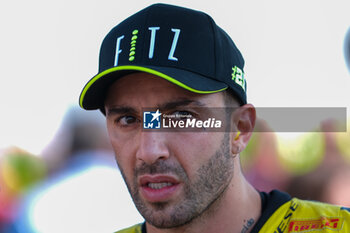 2024-09-21 - Portrait of Andrea Iannone from Italy of Team GoEleven, rides Ducati Panigale V4R during the FIM Motul Superbike World Championship - Race 1 of Acerbis Italian Round at Cremona Circuit in San Martino del Lago on September 21, 2024, Cremona, Italy. - ACERBIS ITALIAN ROUND - SUPERBIKE - MOTORS