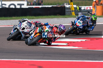 2024-09-21 - (21) Michael Ruben Rinaldi from Italy of Team Motocorsa Racing, rides Ducati Panigale V4R in action during the FIM Motul Superbike World Championship - Race 1 of Acerbis Italian Round at Cremona Circuit in San Martino del Lago on September 21, 2024, Cremona, Italy. - ACERBIS ITALIAN ROUND - SUPERBIKE - MOTORS