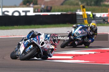 2024-09-21 - (45) Scott Redding from United Kingdom of Bonovo Action BMW Team, rides BMW M1000 RR in action during the FIM Motul Superbike World Championship - Race 1 of Acerbis Italian Round at Cremona Circuit in San Martino del Lago on September 21, 2024, Cremona, Italy. - ACERBIS ITALIAN ROUND - SUPERBIKE - MOTORS