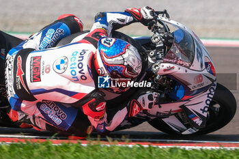 2024-09-21 - (31) Garret Gerloff from United States of America of Bonovo Action BMW Team, rides BMW M1000 RR in action during the FIM Motul Superbike World Championship - Race 1 of Acerbis Italian Round at Cremona Circuit in San Martino del Lago on September 21, 2024, Cremona, Italy. - ACERBIS ITALIAN ROUND - SUPERBIKE - MOTORS