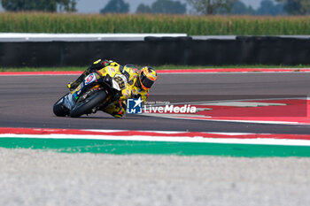 2024-09-21 - (29) Andrea Iannone from Italy of Team GoEleven, rides Ducati Panigale V4R in action during the FIM Motul Superbike World Championship - Tissot Superpole Race of Acerbis Italian Round at Cremona Circuit in San Martino del Lago on September 21, 2024, Cremona, Italy. - ACERBIS ITALIAN ROUND - SUPERPOLE - SUPERBIKE - MOTORS