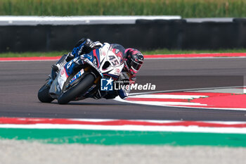 2024-09-21 - (45) Scott Redding from United Kingdom of Bonovo Action BMW Team, rides BMW M1000 RR in action during the FIM Motul Superbike World Championship - Tissot Superpole Race of Acerbis Italian Round at Cremona Circuit in San Martino del Lago on September 21, 2024, Cremona, Italy. - ACERBIS ITALIAN ROUND - SUPERPOLE - SUPERBIKE - MOTORS