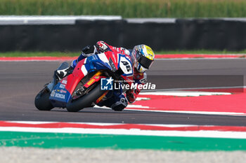 2024-09-21 - (46) Thomas Bridewell from United Kingdom of Honda Racing UK, rides Honda CBR1000 RR in action during the FIM Motul Superbike World Championship - Tissot Superpole Race of Acerbis Italian Round at Cremona Circuit in San Martino del Lago on September 21, 2024, Cremona, Italy. - ACERBIS ITALIAN ROUND - SUPERPOLE - SUPERBIKE - MOTORS