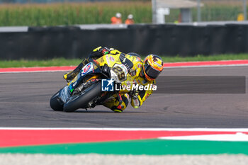 2024-09-21 - (29) Andrea Iannone from Italy of Team GoEleven, rides Ducati Panigale V4R in action during the FIM Motul Superbike World Championship - Tissot Superpole Race of Acerbis Italian Round at Cremona Circuit in San Martino del Lago on September 21, 2024, Cremona, Italy. - ACERBIS ITALIAN ROUND - SUPERPOLE - SUPERBIKE - MOTORS